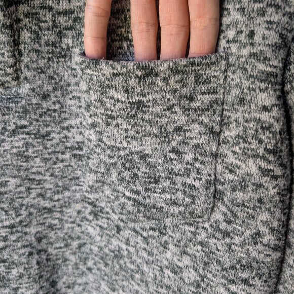 Unisex Coofandy Fleece pullover green heather - Picture 5 of 5